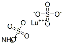 ammonium lutetium(3+) disulphate Structure