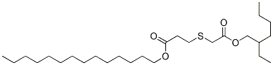 3-[[2-[(2-エチルヘキシル)オキシ]-2-オキソエチル]チオ]プロパン酸テトラデシル 化学構造式