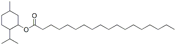 オクタデカン酸5-メチル-2-(1-メチルエチル)シクロヘキシル 化学構造式