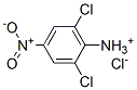 2,6-dichloro-4-nitroanilinium chloride 结构式
