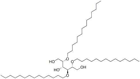 2,4,5-tri-O-tetradecyl-D-glucitol Structure