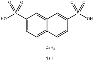 naphthalene-2,7-disulphonic acid, calcium sodium salt Struktur