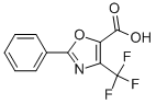 2-PHENYL-4-TRIFLUOROMETHYL-OXAZOLE-5-CARBOXYLIC ACID 结构式