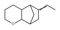 6-ethylideneoctahydro-5,8-methano-2H-benzo-1-pyran Struktur