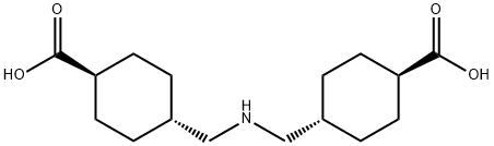 trans-trans-4,4'-iminodimethylenedi(cyclohexanecarboxylic acid) Struktur