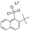 lithium tert-butylnaphthalenesulphonate Structure