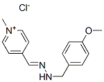 4-[[(4-methoxyphenyl)methylhydrazono]methyl]-1-methylpyridinium chloride Structure