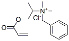 [2-(acryloyloxy)-1-methylethyl]benzyldimethylammonium chloride Struktur