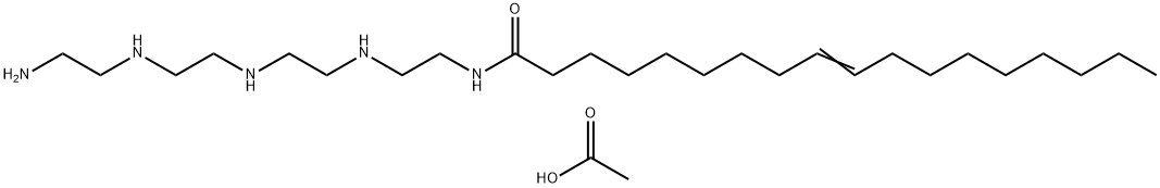 N-[2-[[2-[[2-[(2-aminoethyl)amino]ethyl]amino]ethyl]amino]ethyl]octadec-9-enamide monoacetate Structure