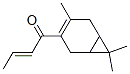 1-(4,7,7-trimethylbicyclo[4.1.0]hept-3-en-3-yl)-2-buten-1-one 结构式