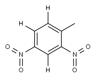 2,4-DINITROTOLUENE (RING-D3) Struktur