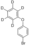 4-ブロモフェニルフェニル-D5エーテル 化学構造式