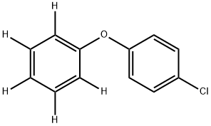 4-CHLOROPHENYL PHENYL-D5 ETHER Structure