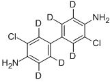 3,3'-DICHLOROBENZIDINE-D6 (RINGS-D6) Struktur