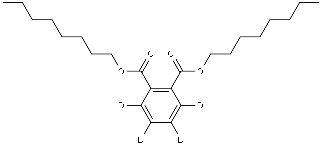 DI-N-OCTYL PHTHALATE (RING-D4) Structure