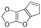 5H-Cyclopenta[4,5]furo[2,3-d]-1,3-dioxole  (9CI) Structure