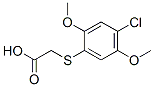 [(4-chloro-2,5-dimethoxyphenyl)thio]acetic acid Structure