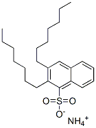 ammonium diheptylnaphthalenesulphonate Structure