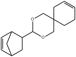 3-(5-norbornen-2-yl)-2,4-dioxaspiro[5.5]undec-8-ene Structure