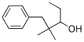 α-エチル-β,β-ジメチルベンゼン-1-プロパノール 化学構造式