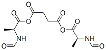 N-formyl-L-alanine succinic anhydride Structure