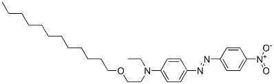 N-[2-(dodecyloxy)ethyl]-N-ethyl-4-[(4-nitrophenyl)azo]aniline Structure