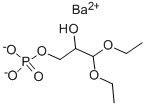 ＤＬグリセルアルデヒド３酸ジエチルアセタルバリウム 化学構造式