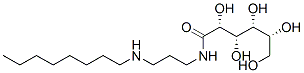 N-[3-(オクチルアミノ)プロピル]-D-グルコンアミド 化学構造式