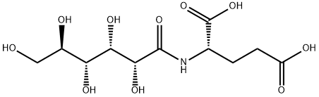 N-(D-グルコース-1-イル)-L-グルタミン酸 化学構造式