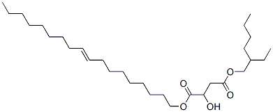 4-(2-ethylhexyl) 1-(octadec-9-enyl) malate  Struktur