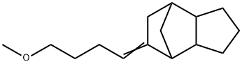 octahydro-5-(4-methoxybutylidene)-4,7-methano-1H-indene Structure