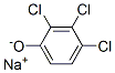 sodium 2,3,4-trichlorophenolate Struktur