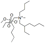 butylbis(2-ethylhexyl)methylammonium methyl sulphate Struktur