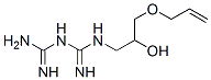1-[3-allyloxy-2-hydroxypropyl]biguanide Struktur