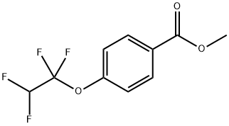 4-(1,1,2,2-四氟乙氧基)苯甲酸甲酯 结构式