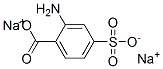 2-アミノ-4-スルホ安息香酸ジナトリウム 化学構造式