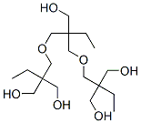 2,2'-[[2-エチル-2-(ヒドロキシメチル)-1,3-プロパンジイル]ビス(オキシメチレン)]ビス[2-エチル-1,3-プロパンジオール] 化学構造式