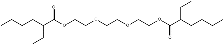 Triethylene glycol bis(2-ethylhexanoate) Struktur