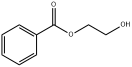 安息香酸2-ヒドロキシエチル 化学構造式
