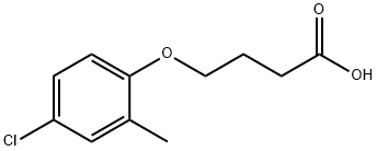 2-甲基-4-氯苯氧基丁酸, 94-81-5, 结构式