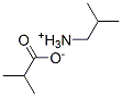 2-メチルプロパン酸・2-メチル-1-プロパンアミン 化学構造式