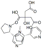 bis[(S)-nicotine] citrate 结构式