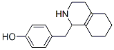 (-)-alpha-(1,2,3,4,5,6,7,8-octahydro-1-isoquinolyl)-p-cresol Struktur