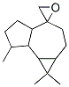 デカヒドロ-1,1,7-トリメチルスピロ[4H-シクロプロパ[e]アズレン-4,2'-オキシラン] 化学構造式