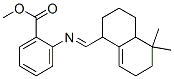 methyl 2-[[(octahydro-5,5-dimethyl-1-naphthyl)methylene]amino]benzoate  Structure