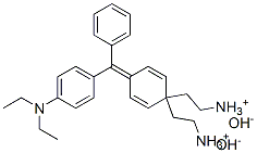 [4-[[4-(diethylamino)phenyl]phenylmethylene]-2,5-cyclohexadien-1-ylidene]diethylammonium hydroxide Struktur