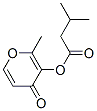 2-methyl-4-oxo-4H-pyran-3-yl isovalerate Structure