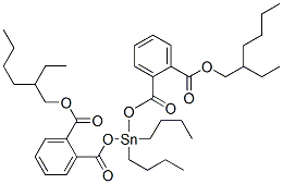 bis(2-ethylhexyl) o,o'-[(dibutylstannylene)bis(oxycarbonyl)]dibenzoate 结构式