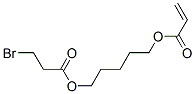 5-(3-bromo-1-oxopropoxy)pentyl acrylate Struktur