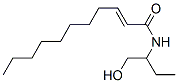 N-[1-(hydroxymethyl)propyl]undecenamide Struktur